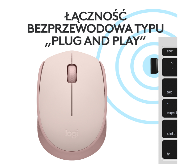 LOGITECH M171 różowa 910-006865 - 1126617 - zdjęcie 11